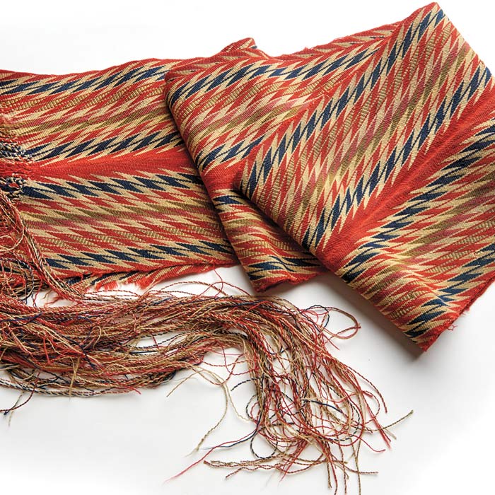 Traditional Métis sash from the 19th century.
