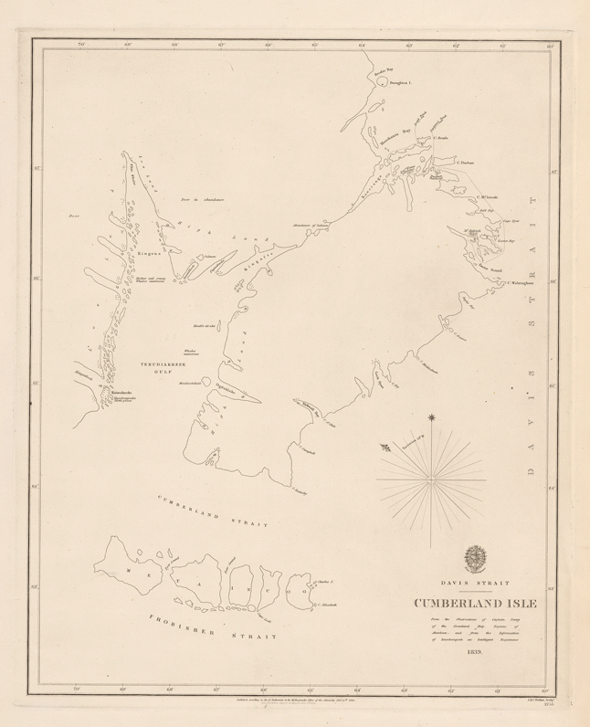 Map of Cumberland Isle