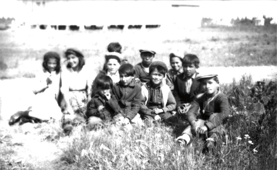 An unidentified photo from the school archives