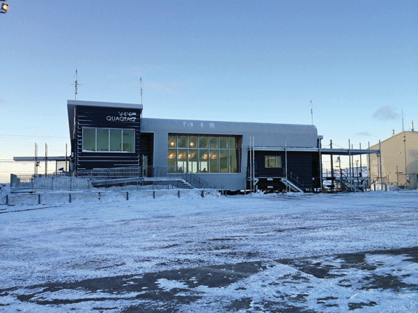 The airport in Quaqtaq, Nunavik (northern Quebec).