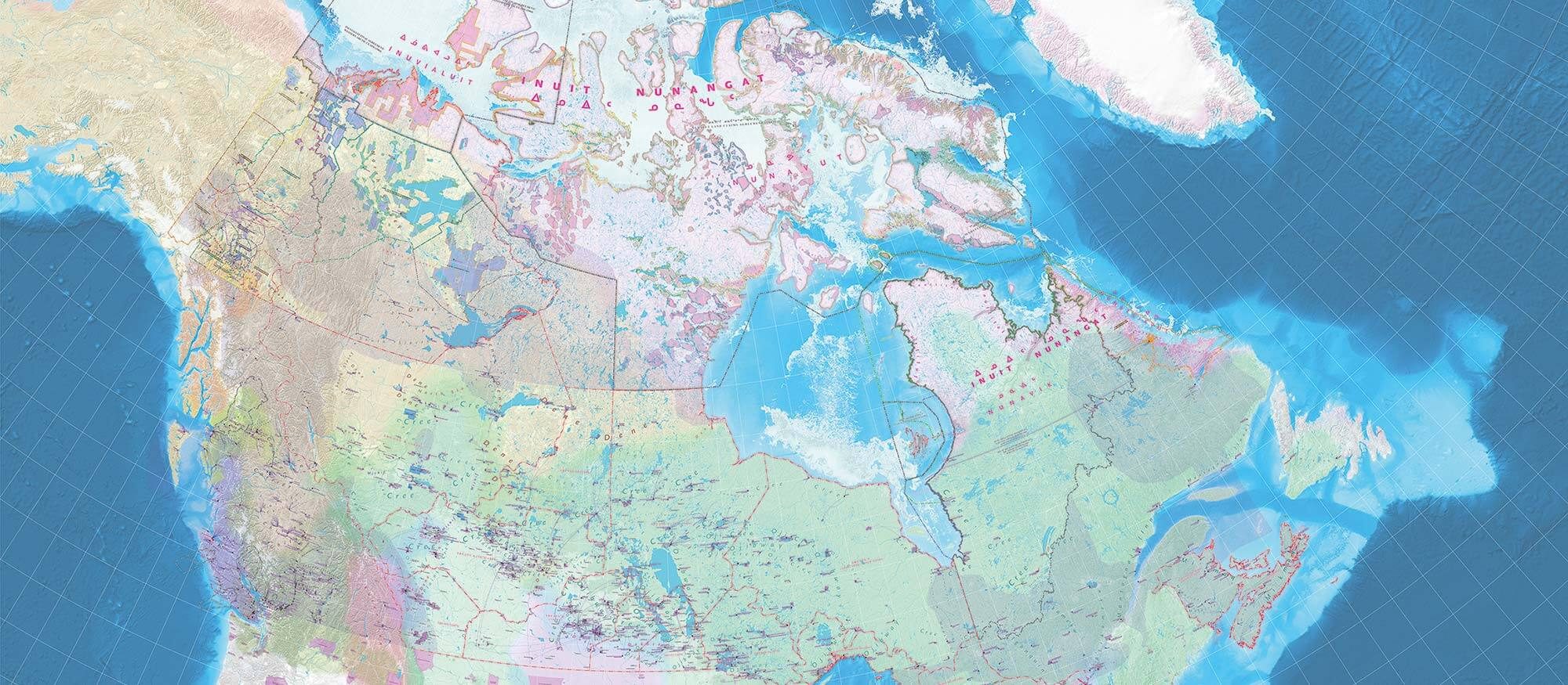 Map Of Traditional Aboriginal Lands Canada Maps | Indigenous Peoples Atlas Of Canada